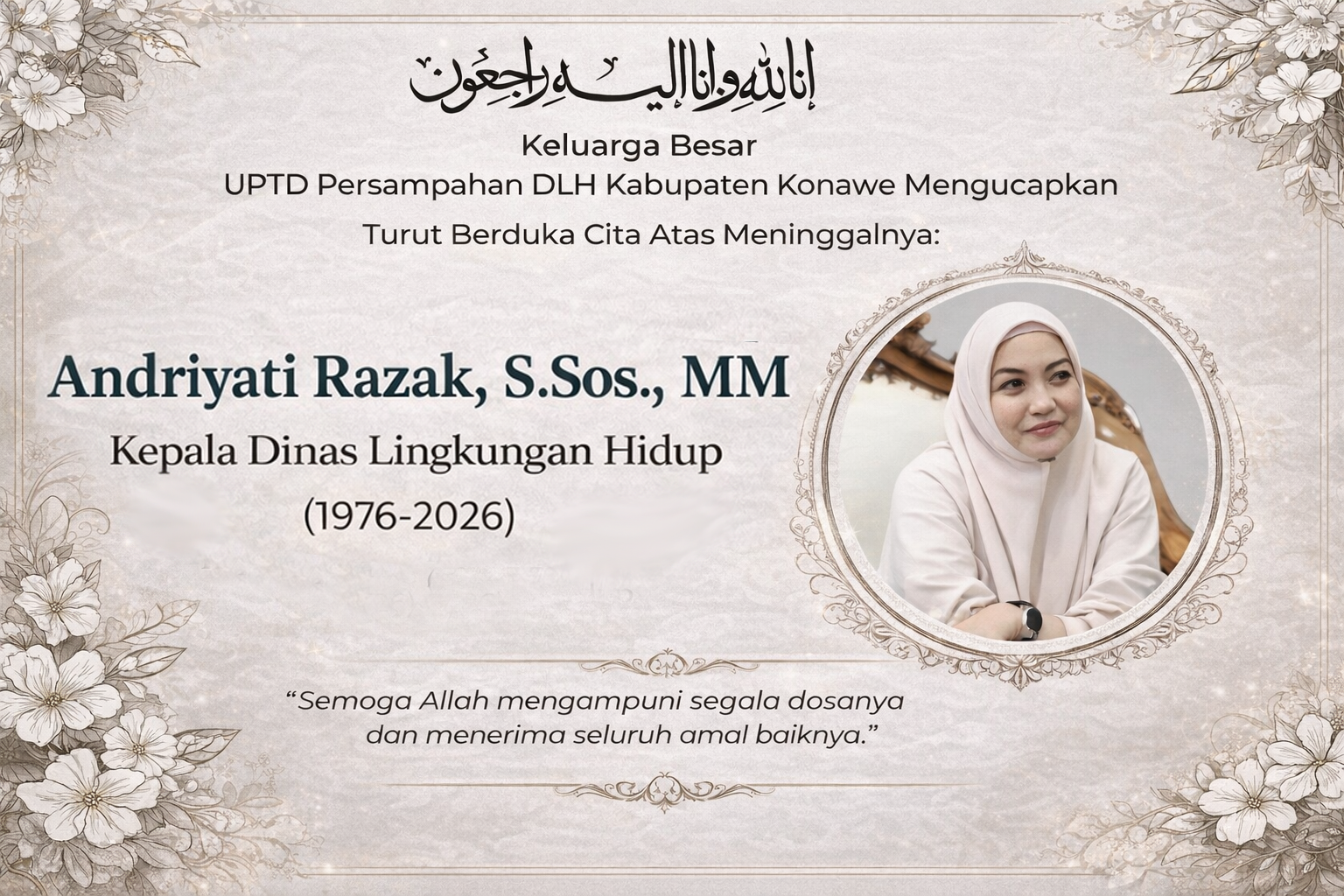 Kepala Dinas Lingkungan Hidup Kabupaten Konawe